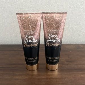 2 Victoria’s Secret Bare Vanilla Shimmer Lotion